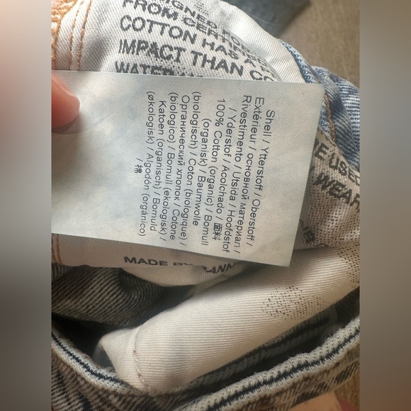 Ganni Blue Jeans Wide Leg Size 29 - Picture 8 of 9